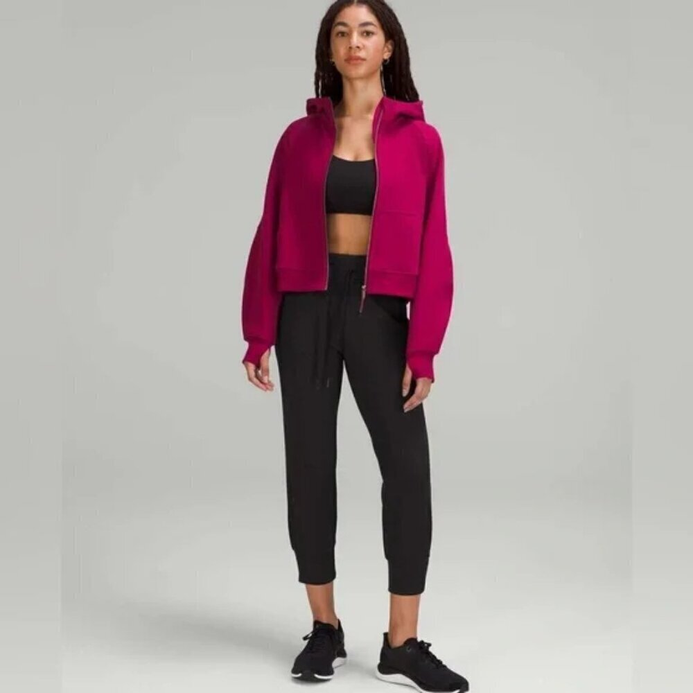 Lululemon Ready to Rulu Ribbed High-Rise Cropped Jogger Black Size 4